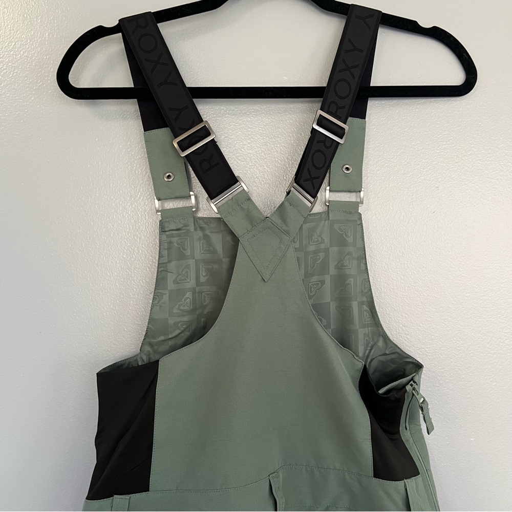 Roxy Green Ski & Snow bibs NWOT - Picture 6 of 14